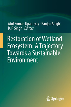 Couverture de l’ouvrage Restoration of Wetland Ecosystem: A Trajectory Towards a Sustainable Environment