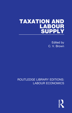 Couverture de l’ouvrage Taxation and Labour Supply