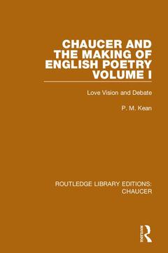 Couverture de l’ouvrage Chaucer and the Making of English Poetry, Volume 1