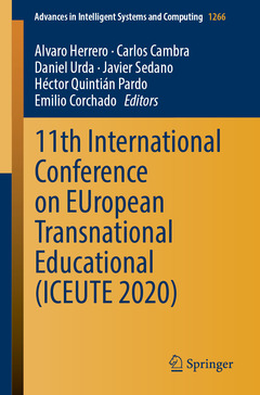 Cover of the book The 11th International Conference on EUropean Transnational Educational (ICEUTE 2020)