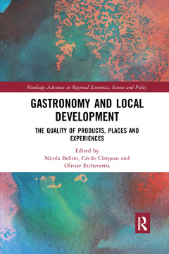 Couverture de l’ouvrage Gastronomy and Local Development