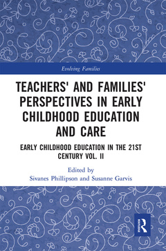 Couverture de l’ouvrage Teachers' and Families' Perspectives in Early Childhood Education and Care