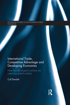 Couverture de l’ouvrage International Trade, Competitive Advantage and Developing Economies