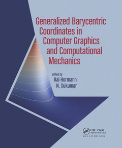 Couverture de l’ouvrage Generalized Barycentric Coordinates in Computer Graphics and Computational Mechanics