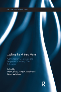 Couverture de l’ouvrage Making the Military Moral