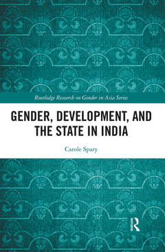 Couverture de l’ouvrage Gender, Development, and the State in India