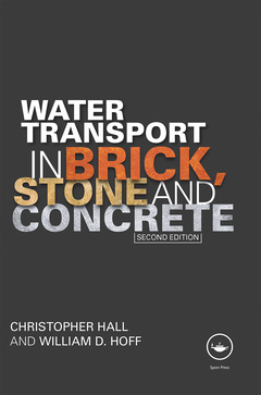 Couverture de l’ouvrage Water transport in brick, stone and concrete