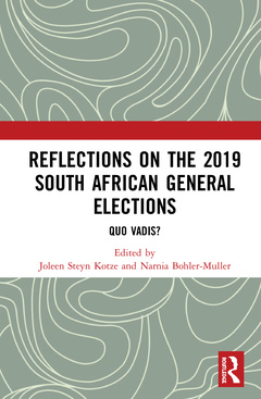 Couverture de l’ouvrage Reflections on the 2019 South African General Elections