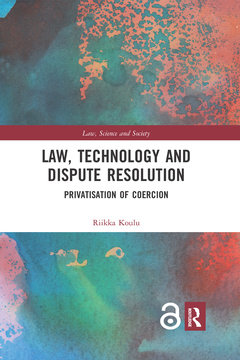 Cover of the book Law, Technology and Dispute Resolution
