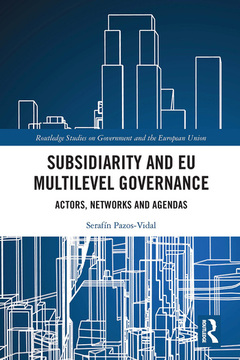 Couverture de l’ouvrage Subsidiarity and EU Multilevel Governance
