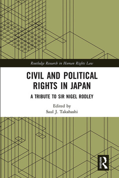 Couverture de l’ouvrage Civil and Political Rights in Japan