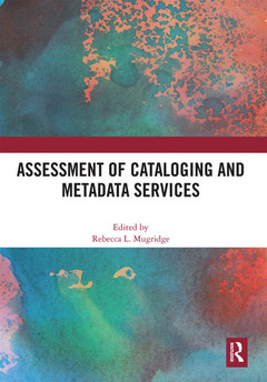 Couverture de l’ouvrage Assessment of Cataloging and Metadata Services