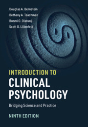 Couverture de l’ouvrage Introduction to Clinical Psychology