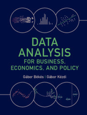 Couverture de l’ouvrage Data Analysis for Business, Economics, and Policy