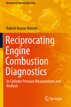 Couverture de l’ouvrage Reciprocating Engine Combustion Diagnostics