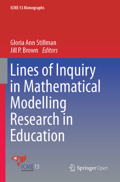 Couverture de l’ouvrage Lines of Inquiry in Mathematical Modelling Research in Education