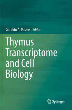 Couverture de l’ouvrage Thymus Transcriptome and Cell Biology