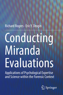 Couverture de l’ouvrage Conducting Miranda Evaluations