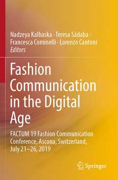 Couverture de l’ouvrage Fashion Communication in the Digital Age
