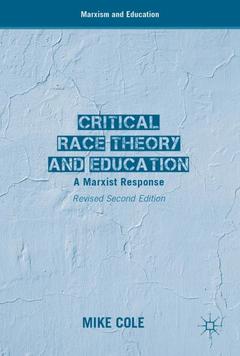 Couverture de l’ouvrage Critical Race Theory and Education