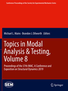 Couverture de l’ouvrage Topics in Modal Analysis & Testing, Volume 8