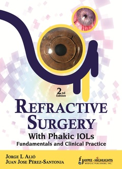 Couverture de l’ouvrage Refractive Surgery with Phakic IOLs