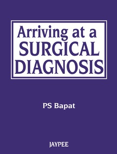 Couverture de l’ouvrage Arriving at a Surgical Diagnosis
