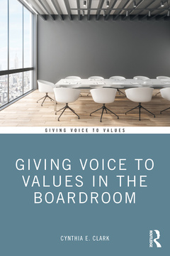 Couverture de l’ouvrage Giving Voice to Values in the Boardroom