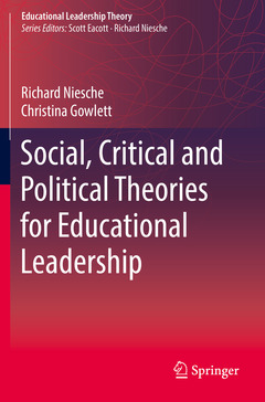 Couverture de l’ouvrage Social, Critical and Political Theories for Educational Leadership