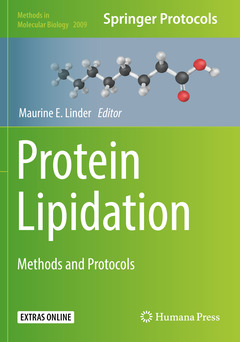 Couverture de l’ouvrage Protein Lipidation
