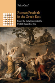 Couverture de l’ouvrage Roman Festivals in the Greek East