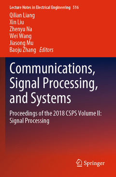 Couverture de l’ouvrage Communications, Signal Processing, and Systems