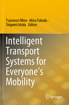 Couverture de l’ouvrage Intelligent Transport Systems for Everyone’s Mobility