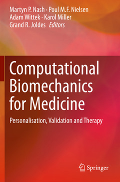 Couverture de l’ouvrage Computational Biomechanics for Medicine
