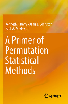 Cover of the book A Primer of Permutation Statistical Methods