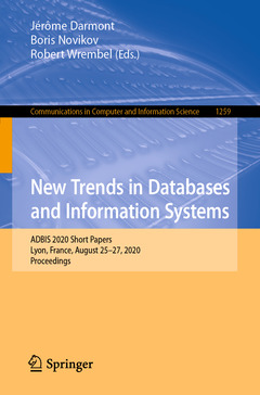 Couverture de l’ouvrage New Trends in Databases and Information Systems
