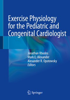 Couverture de l’ouvrage Exercise Physiology for the Pediatric and Congenital Cardiologist