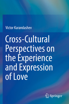 Couverture de l’ouvrage Cross-Cultural Perspectives on the Experience and Expression of Love 