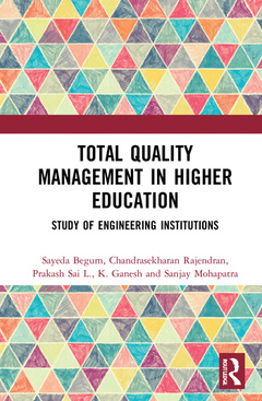 Couverture de l’ouvrage Total Quality Management in Higher Education