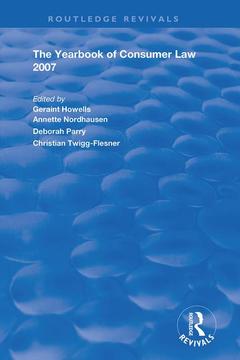 Couverture de l’ouvrage The Yearbook of Consumer Law 2007