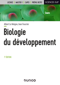 Cover of the book Biologie du développement - 7e éd. - Cours et questions de révision