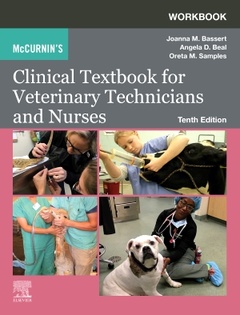 Couverture de l’ouvrage Workbook for McCurnin's Clinical Textbook for Veterinary Technicians and Nurses