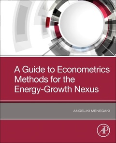 Couverture de l’ouvrage A Guide to Econometric Methods for the Energy-Growth Nexus