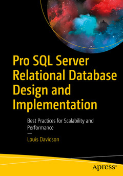 Couverture de l’ouvrage Pro SQL Server Relational Database Design and Implementation
