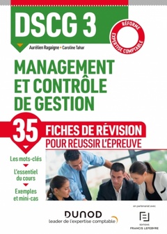 Cover of the book DSCG 3 - Management et contrôle de gestion - Fiches de révision