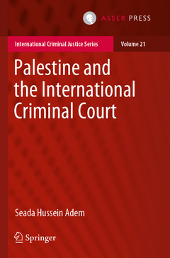 Couverture de l’ouvrage Palestine and the International Criminal Court