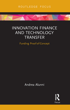 Couverture de l’ouvrage Innovation Finance and Technology Transfer
