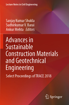 Couverture de l’ouvrage Advances in Sustainable Construction Materials and Geotechnical Engineering