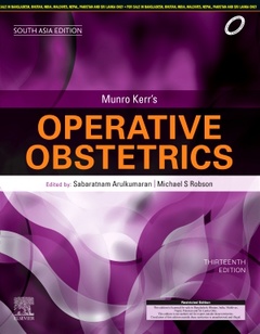 Couverture de l’ouvrage Munro Kerr's Operative Obstetrics, 13 Edition: South Asia Edition
