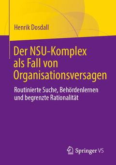Couverture de l’ouvrage Die NSU-Ermittlungen 1998-2011